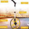 Distance Measuring Wheel Kit 3 Sections Foldable Hand Push Roller Rangefinder Thick Rubber Tire 99999.9M/FT for Site Surveying