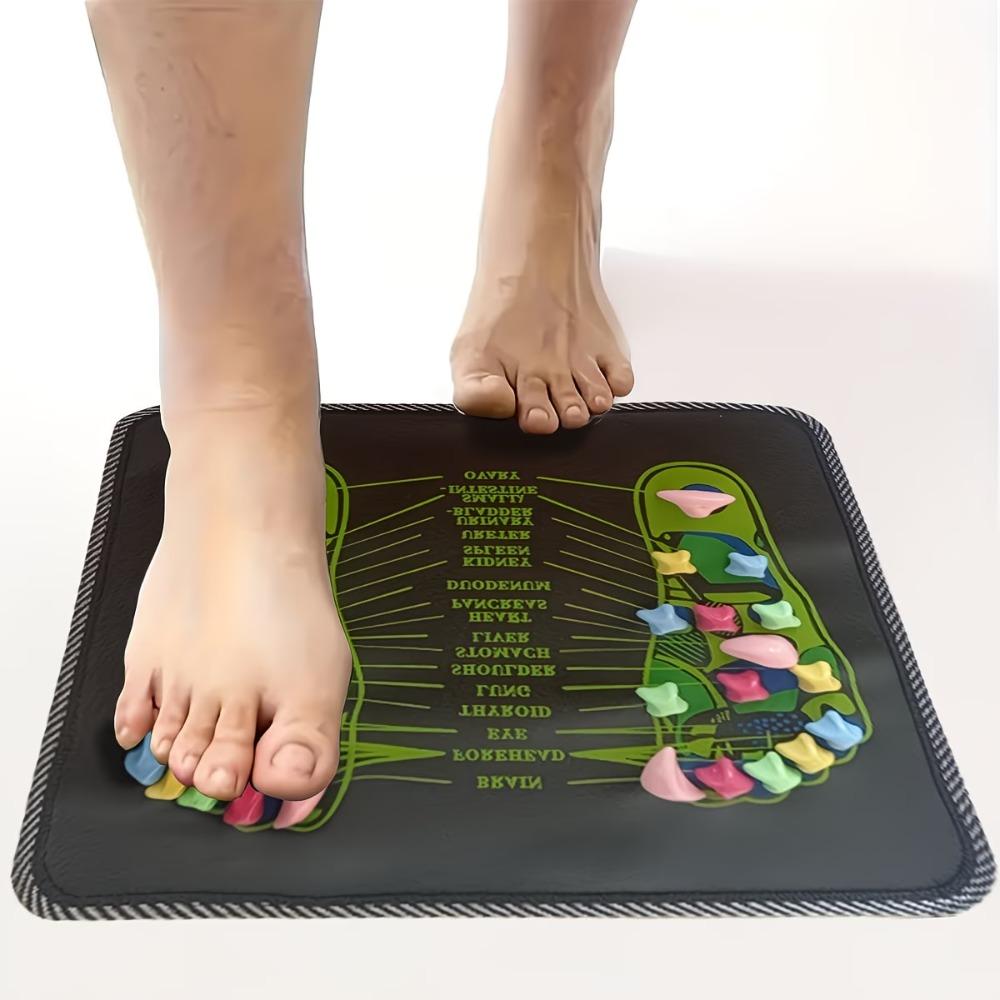35CM Foot Massage Mat Reflexology Walk Stone Road Foot Massage Acupoint Mat Acupressure Relaxes Long Sitting Foot Care Tools
