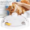 Automatischer Drehteller Elektrisches Katzenspielzeug Intelligentes Katzen-Ärgern Spiel Drehender Drehteller Katze Jagt Maus