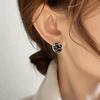 2023 Trendy S925 Sterling Silver Camellia Stud Earrings – High-End Fashion