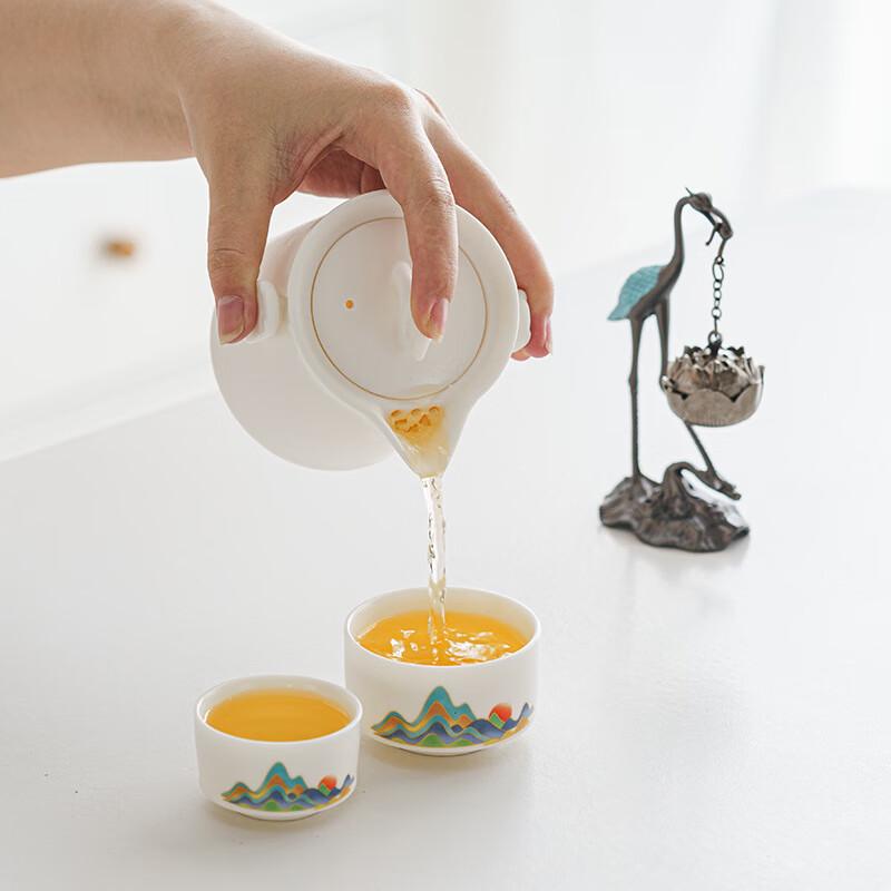 Ceramic Tea & Incense Gift Set