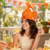 Cappello a forma di testa di peluche, Cappello a forma di pesce pagliaccio in peluche, Cappello costume da pesce pagliaccio di Halloween per bambini Cosplay Adulti, Travestimento per spettacoli teatrali Feste Morbido