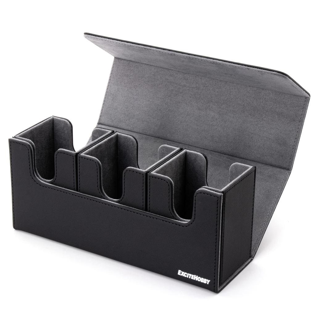 EXCITEHOBBY Trading Card 3 Deck Case Stored In Trading Sleeve Card Case Compatible with General Trading Card Sizes Holds Approximately 300 Cards Comes