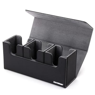 EXCITEHOBBY Trading Card 3 Deck Case Stored In Trading Sleeve Card Case Compatible with General Trading Card Sizes Holds Approximately 300 Cards Comes