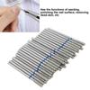 50pcs Carborundum Dead Skin Removal Bits Diamond Nail Drill Bits Cuticle Removal Bits Household Use
