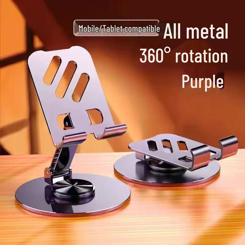 

360° Rotating Foldable Aluminum Phone & Tablet Stand