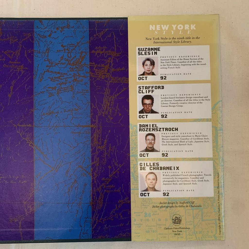 [USED] NEW YORK STYLE Interiors Foreign Books Rare Photo Collection