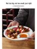Ceramic Pure White Irregular Wok Pan Fish Plate - Cold & Hot Dish Oven Safe.