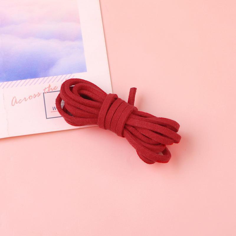 Korean suede rope for DIY jewelry making, 3mm braided wire for bracelets and necklaces. Add a touch of handmade to your accessories!