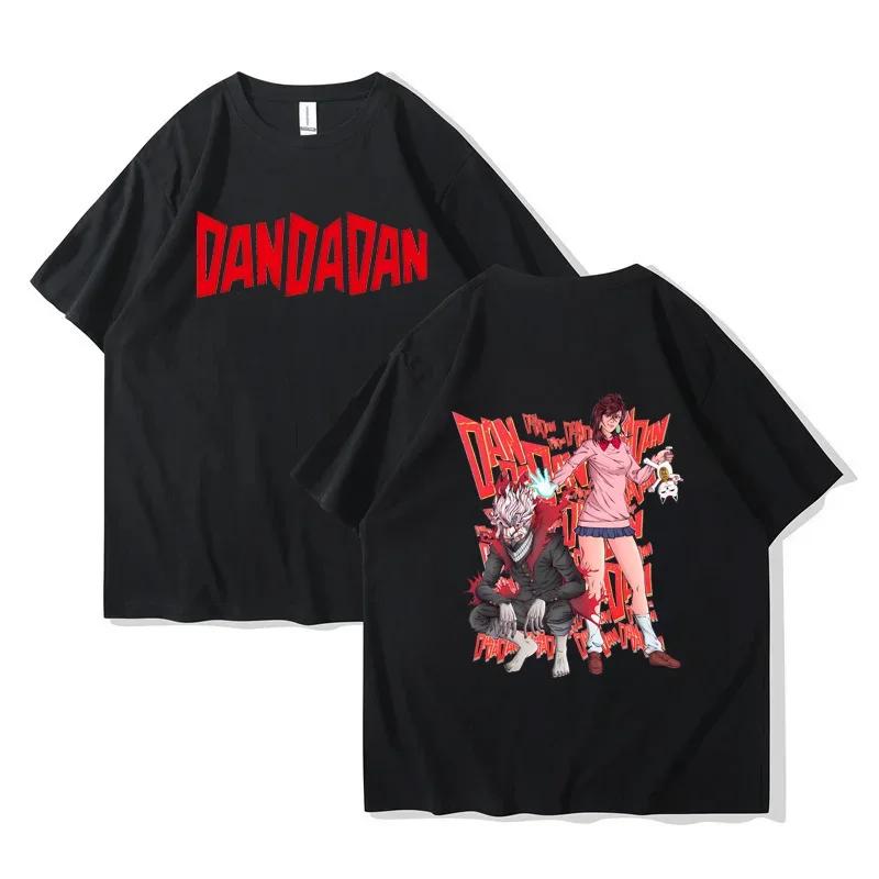 Dandadan Okarun Men Women Breathable Classic 2000s University Pastel T Shirt Korean Clothes Aesthetic Hip Hop Pastel