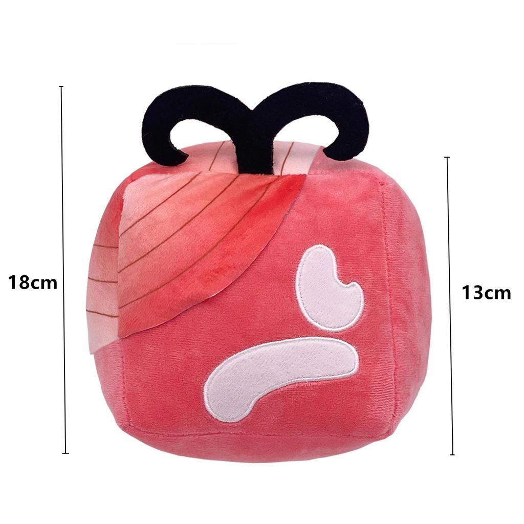 Blox Fruits Plush Playthings Adventure Activity Cartoon Box Plush Playthings Adorable Gentle Stuffed Dolls Children Birth Date Xmas Blox Fruits