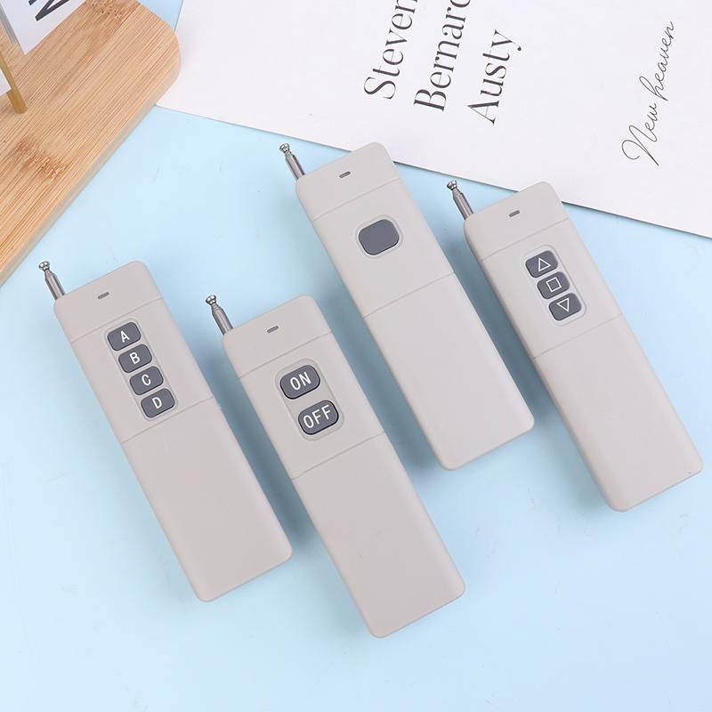 433Mhz 3000 Meters Long Distance Receiver Transmitter High Power 1/2/4 Ch Rf Remote Control 1527 Learning Code Remote Control