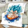 Warm Dragon Ball! Flannel Throw Blanket for Bedrooms, Sofas, Beds, Chairs, Picnics, Travel