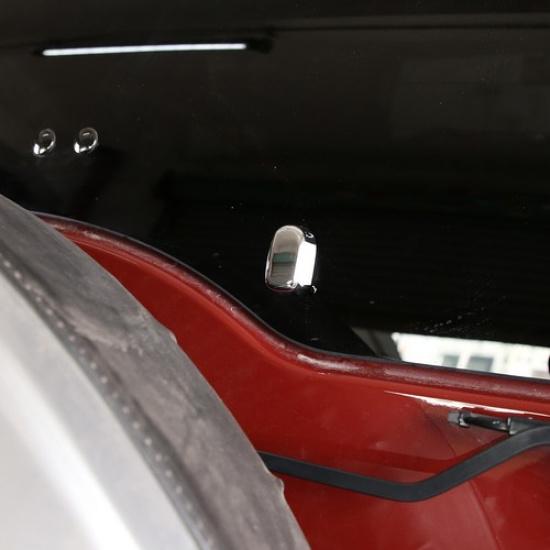 ABS Silver Tailgate Handle Bezel Cover For Toyota FJ Curiser 2007-21