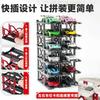 HJMX 1/64 Three-dimensional Parking Rack Module Free-splicing Vehicle for Displaying and Storing Shelves in A Static Position
