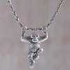New Hip-hop Funny Gorilla Pendant European and American Style Fashion Creative Small Animal Necklace Accessories