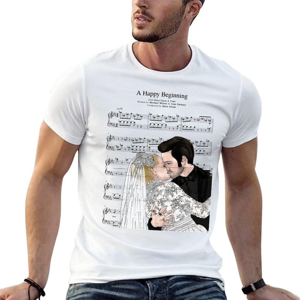 Captain Swan Music Sheet T-Shirt anime t shirts oversize man t shirt luxury cotton t shirts hig