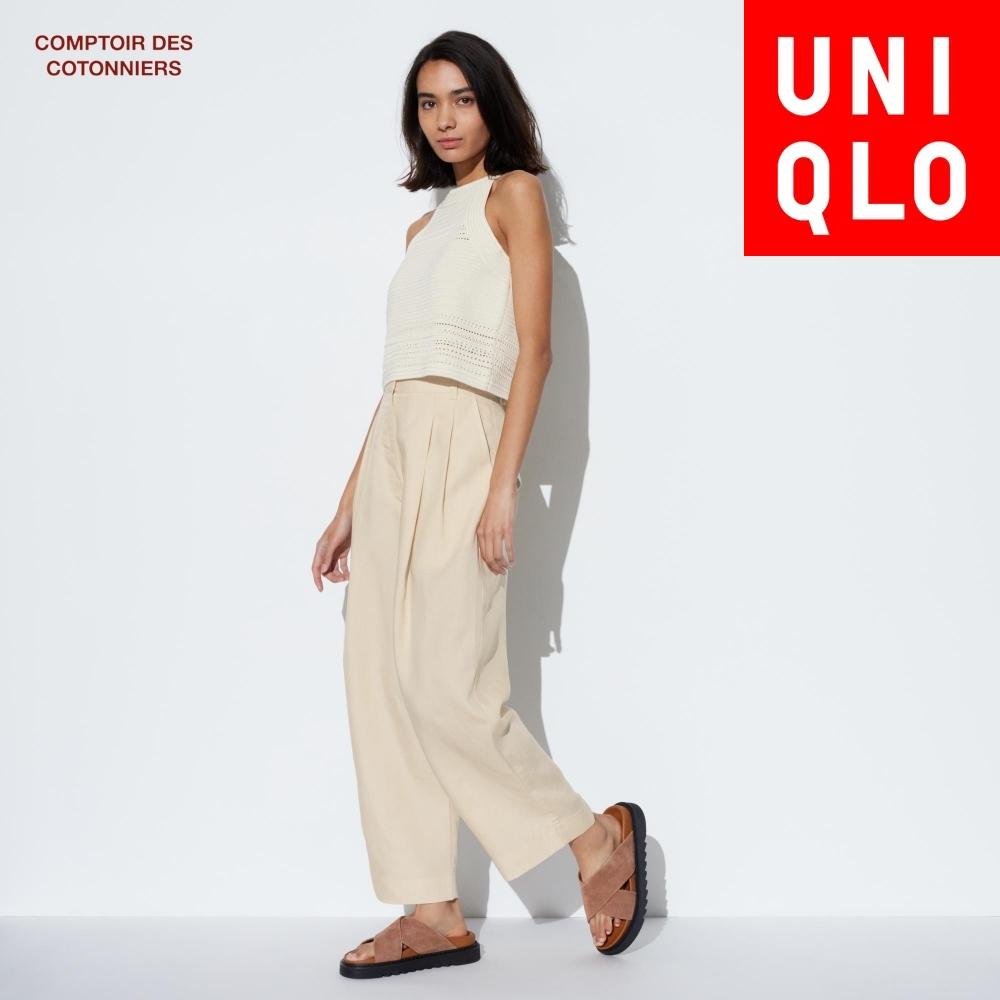 

UNIQLO JAPAN Лиоцелловые льняные зауженные брюки Comptoire de Cottonier