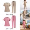 Nursing Uniforms Scrub Set Short Sleeve Work Clothes for Women