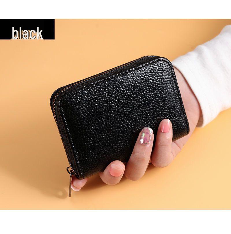 Men's High-End RFID-Blocking Ultra-Thin Card Wallet - Large Capacity, Anti-Demagnetization, ID Card Holder, Small Women's Card Sleeve