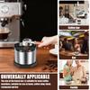 1Pc Coffee Knock Box Stainless Steel Espresso Knock Box Coffee Ground Knocks Boxes with Non-slip Base for Home Bar Kitchen Cafes