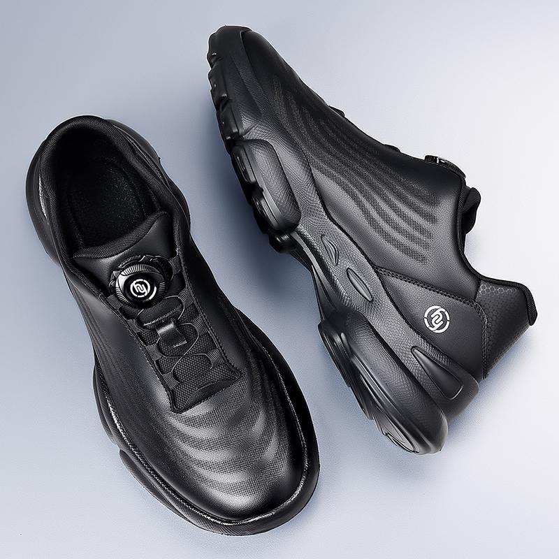 Fashion Lace Up Male Walking Shoes Non-Slip Male Casual Footwear Soft Sneakers Leisure Walk Men's Hiking Shoes Non Slip Outdoor Sneakers
