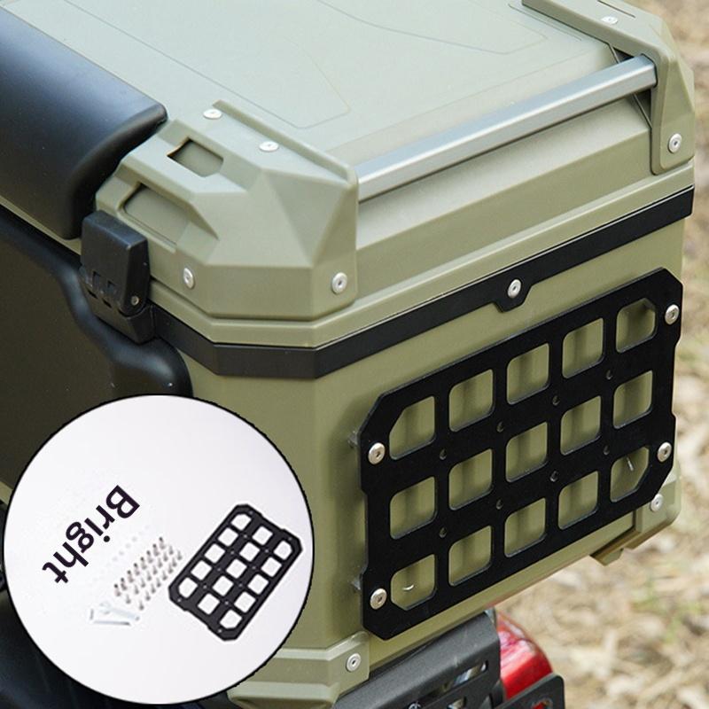 Tactical Motorcycle Trunk MOLLE Panel - Universal Side Box Storage