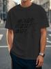 Unisexs Simple Korean Hangul Speech Bubble Print Short Sleeve Cotton Loose Tee Trend Street Soft Summer Daily Casual Basic T Shirt