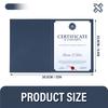 Good-25 Piece Certificate Holders, Diploma Holders Certificate Covers With Gold Foil Border Blue For Letter Size 8.5X11 Inch
