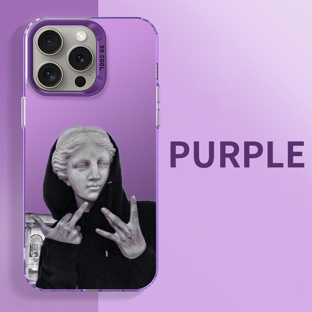 Europäische und amerikanische IMD Silber Cross-Border Handyhülle für iPhone 15/14/13/11/8