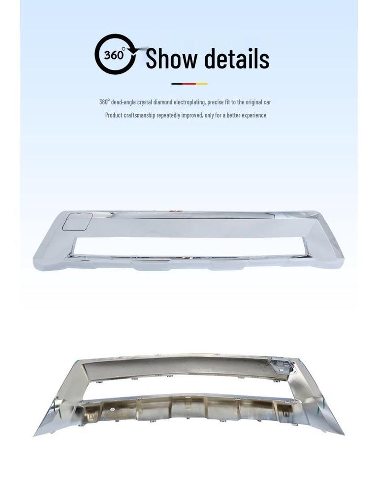Mercedes-Benz ML-Class Front & Rear Bumper Guard Plates and Fog Light Strips with Trunk Pedal