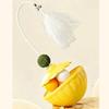 Toy Set, Interactive Feather Wand with Bell, Self-Play Tumbler Dispenser, Catnip Ball for Entertainment