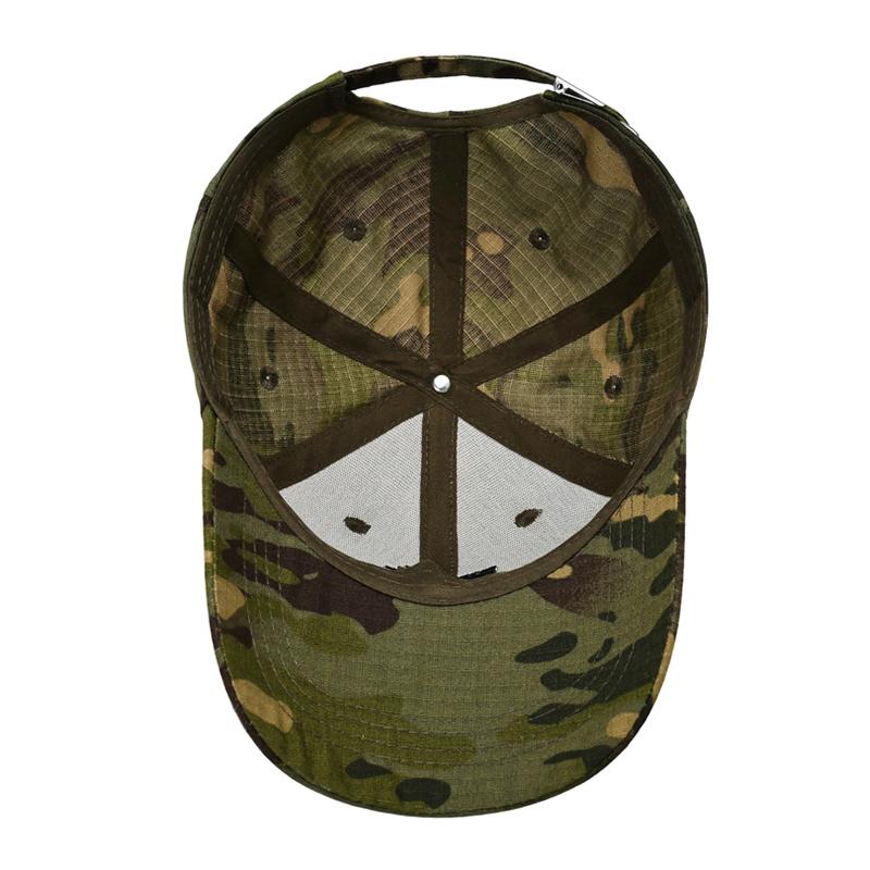Camouflage Tactical Cap Men's Outdoor Air Force Camouflage Baseball Cap Sunshade Sunscreen Adjustable Breathable Cap