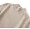 Women's Pure Cashmere Saddle Shoulder Turtleneck Sweater - Warm and Versatile for Autumn & Winter