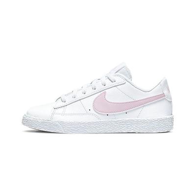 Blazer Slip Resistant Durable Lightweight Low Top Kids Skate Shoes Kids Sneaker White Pink CZ7579-102