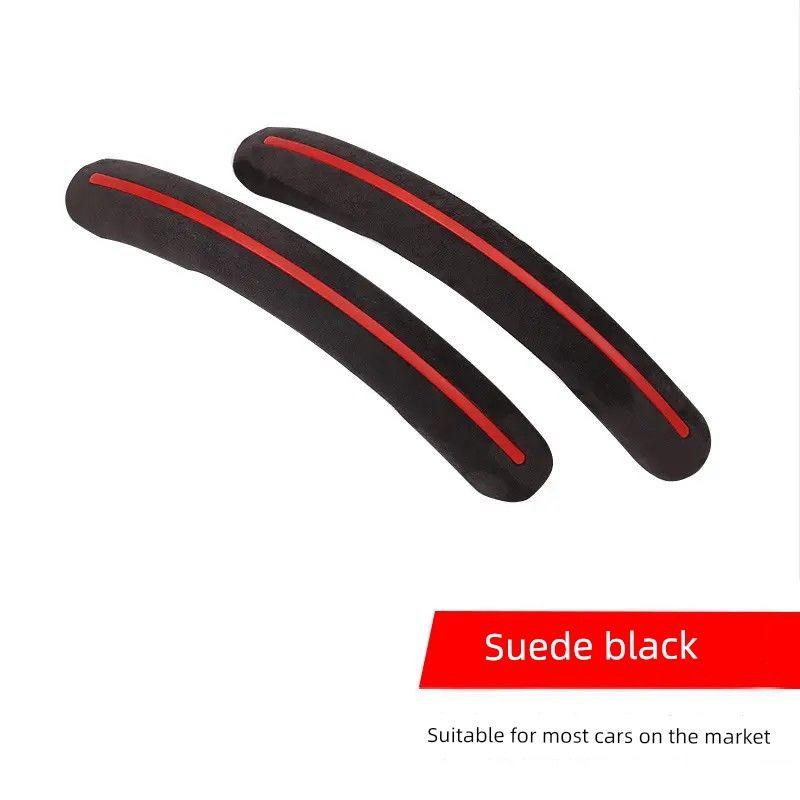 

General Motors Steering Wheel Cover, Car Handlebar Cover, Four-Season Car Interior Decoration, Non-Slip Suede Decorative Accessories, Protective Cover Black 38cm