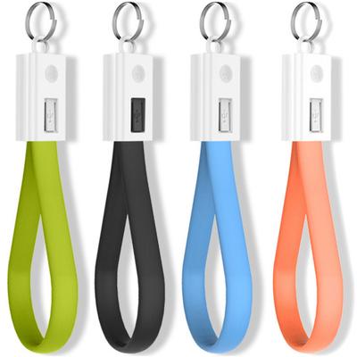 Micro USB/Type-C Keychain Sync Charging Cable Lanyard Data for Android iPhone