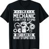 Car Mechanic Engineer Auto Black T Shirt