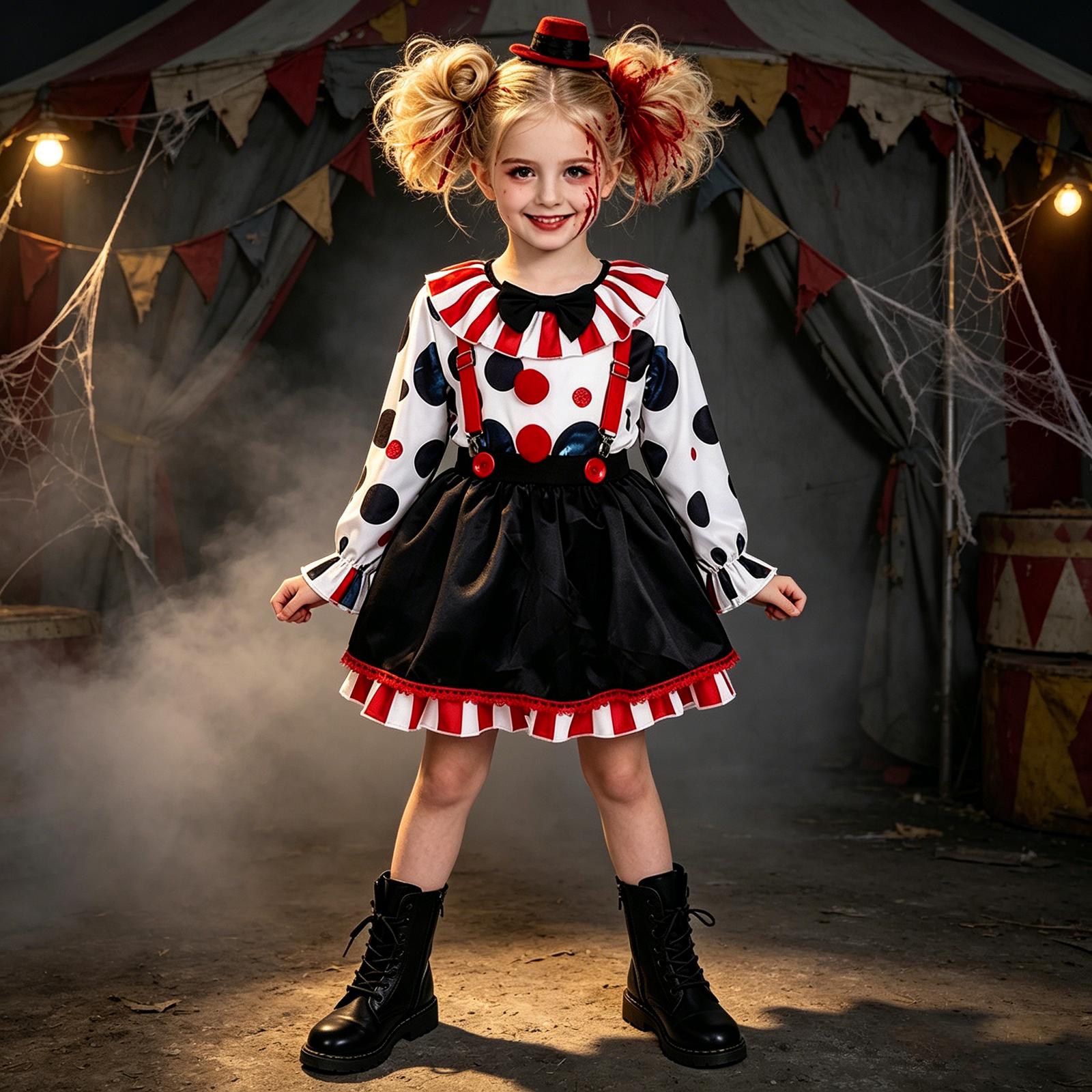 Kids Scary Halloween Costume for Role Play and Stage Performance - Funny Cosplay Outfit 110