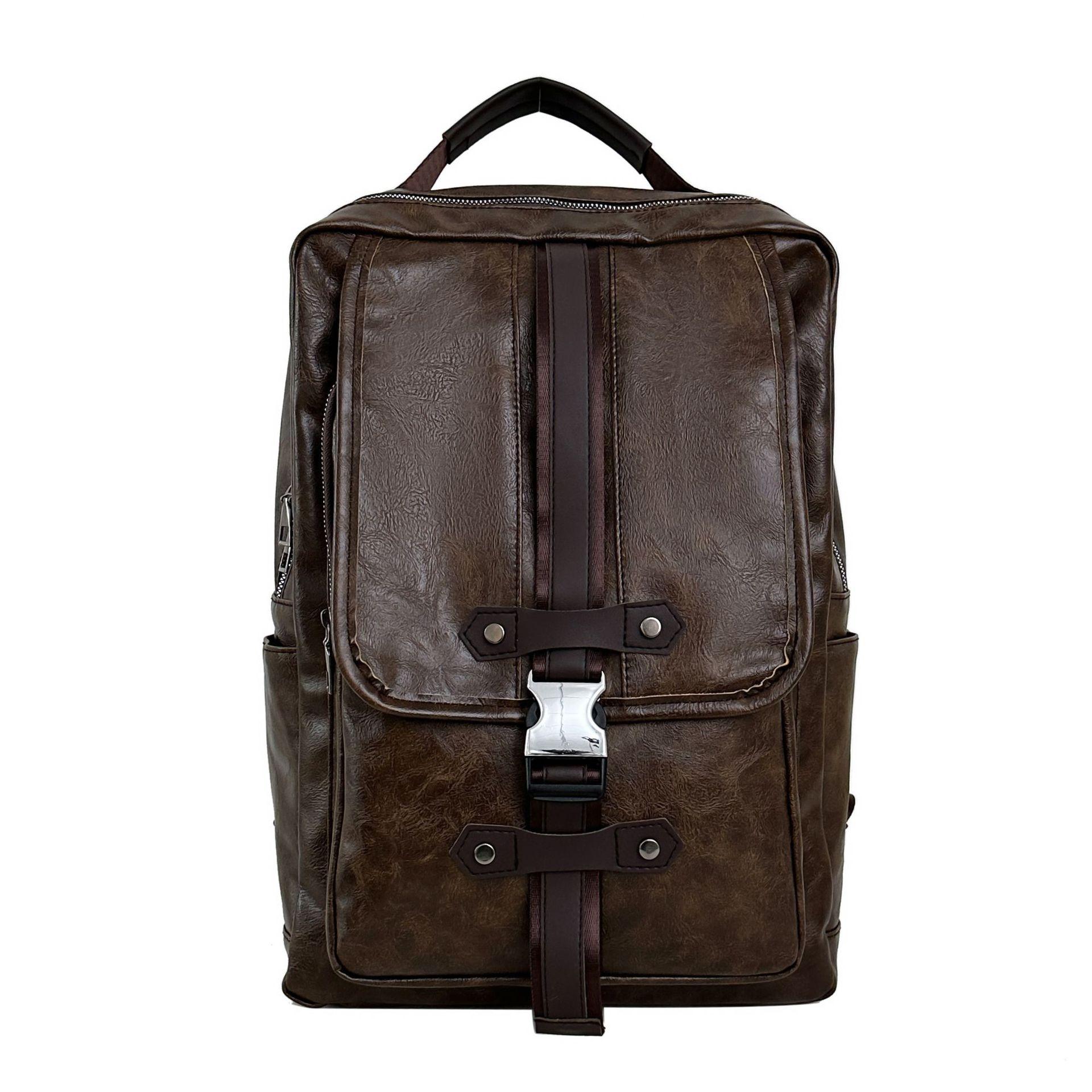 

Мужской повседневный рюкзак в стиле ретро, большой вместимости, с портом для зарядки USB, сумка для компьютера, модная студенческая школьная сумка в корейском стиле