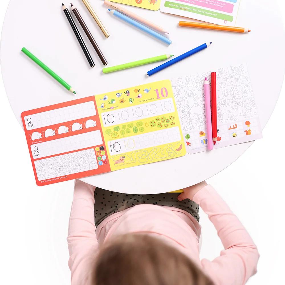 Looong Coloring Books - Ready To Write. Numbers 5+