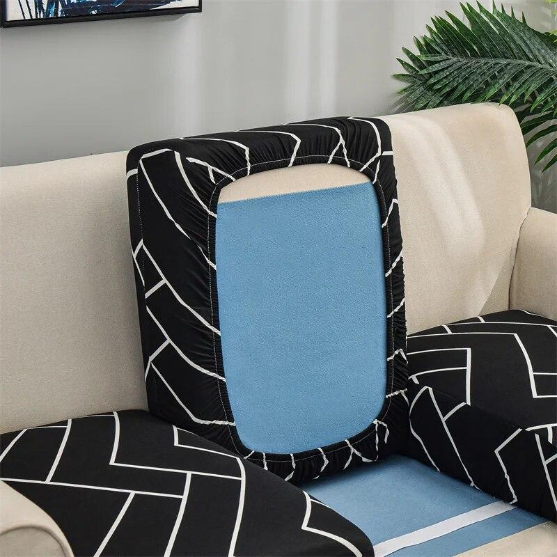 1 Stück Stretch Couchkissenbezüge Sofasitzkissenbezüge Rutschfester Möbelschutz Ersatz für Einzelkissen