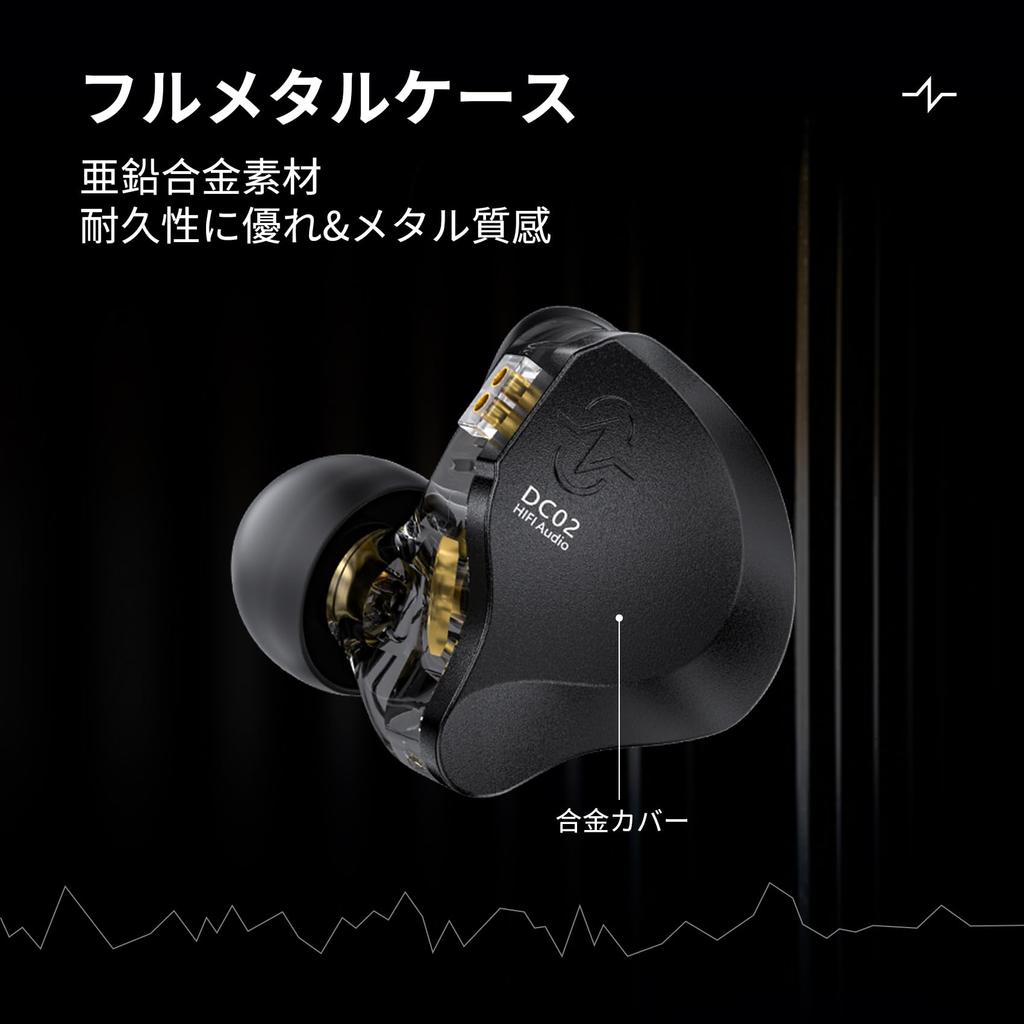 [2024 New Development] Yinyoo CCZ DC02 SOLO Wired In-Ear Monitor Earphones with Dual Magnetic Circuit DD & PU+PET Composite Diaphragm for Moderate