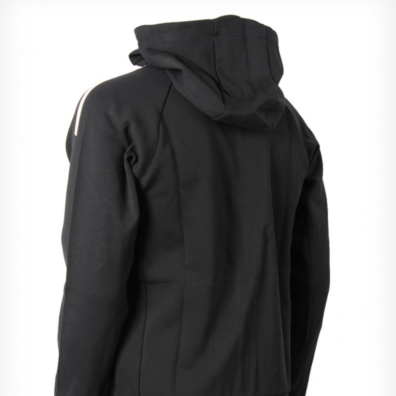 New Balance Uni Cushion Paper Hooded Zip Up Jacket Nbmda16003 19 Black Unisex Hooded Zip Up