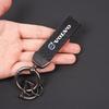 Fantastic Skin Feel Leather Metal Keychain Accessories For Volvo XC90 V90 V60 XC60 V40 S80 S60 S90 C40 XC40 V70 XC70 C30 C70