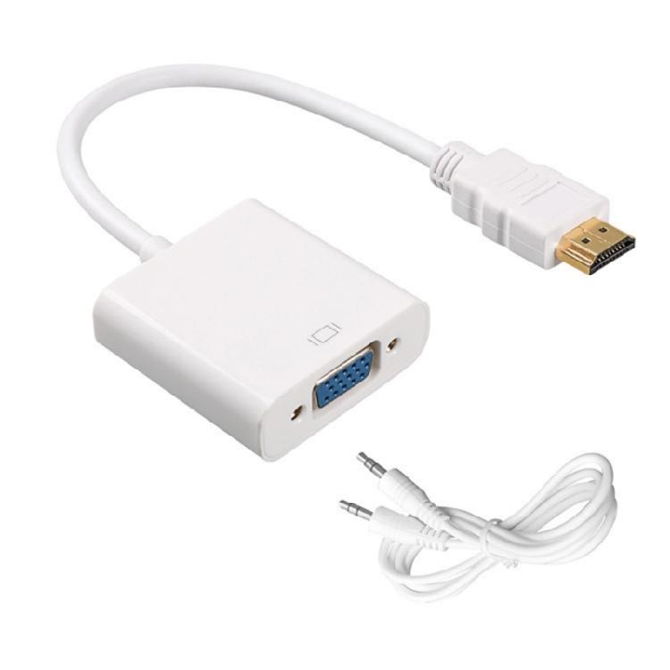 

Compactly HDMIs to VGA Converter 1080P Audios Compatible for Various Devices for Enhances Signal Quality Wide Compatible білий