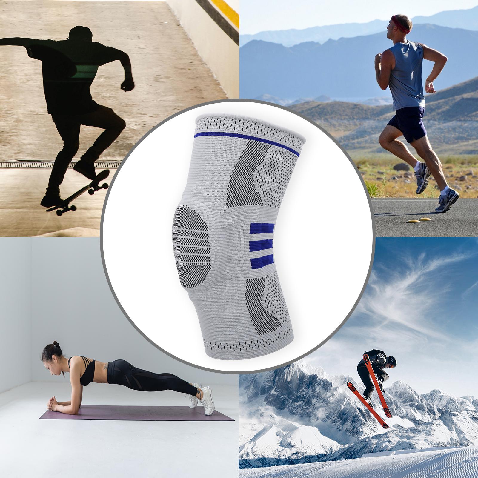 Outdoor Sports Patella Knee Brace Knitted Brthable Kneepad Compression Sve