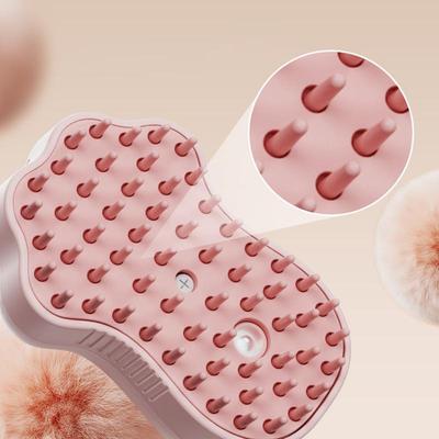 Pet Steam Brush Dog Shedding Steam Massage Comb Cat Cleaning Brush Ergonomic Skin Friendly Pet Deshedding Comb for Veterinarians