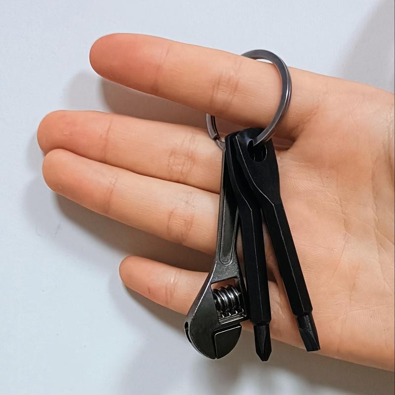 Pair Sets of Outdoor Essentials Tiny Screwdriver Kit Mini Tool Wrench Key Fob Universal Repair for Car Bike and Motorbike