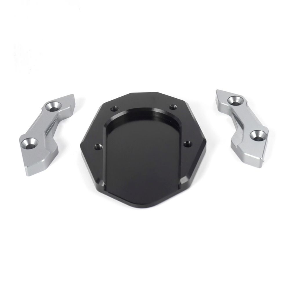 Anti-skid Motorcycle Foot Support Pad Universal Bike Kickstand Extender Riding